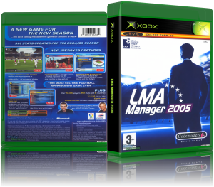 LMA Manager 2005 (Europe)3D Boxes Back Front